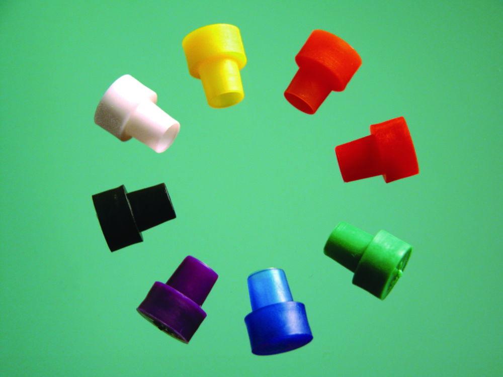 HILGENBERG Closing Caps Yellow for NMR Tubes 3 mm, Pack of 1000