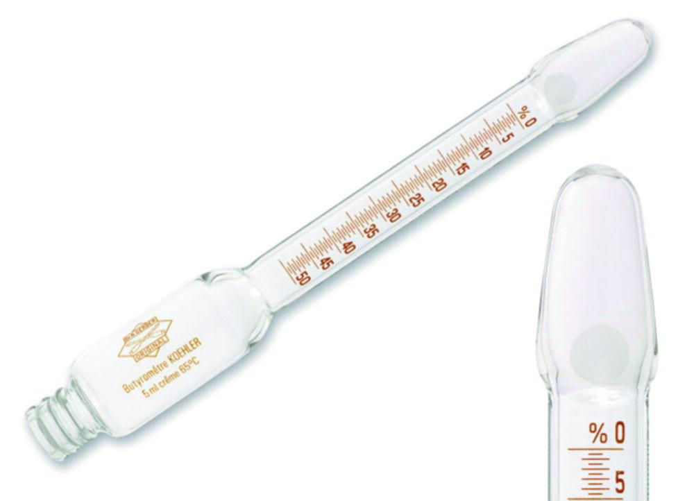 Gerber Cream Butyrometer "Koehler" 0–40%: 0.5

