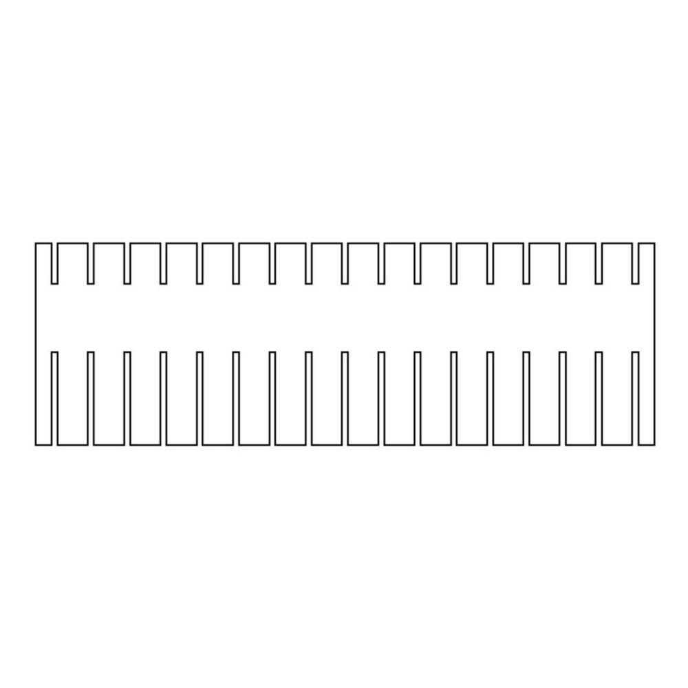Thistle Scientific Comb with 18 Samples MC, 1 mm Thick