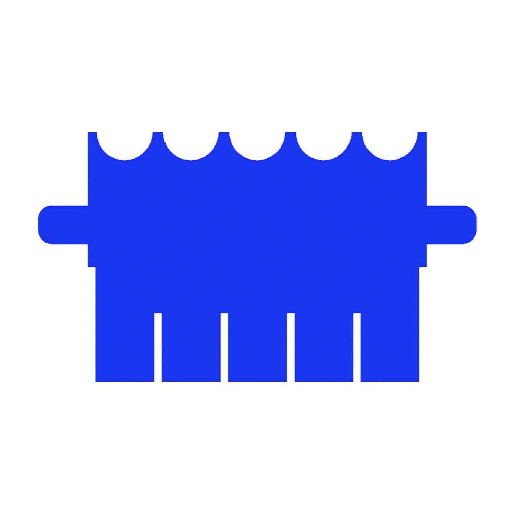 Thistle Scientific Comb with 16 Samples, MC 1.5 mm Thick, Blue