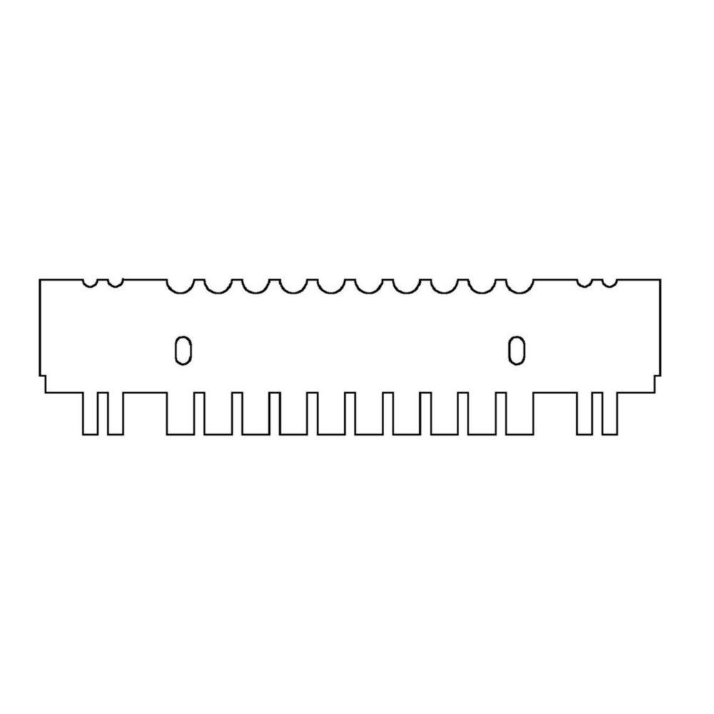 Thistle Scientific Comb with 10 Samples, 1 mm Thick