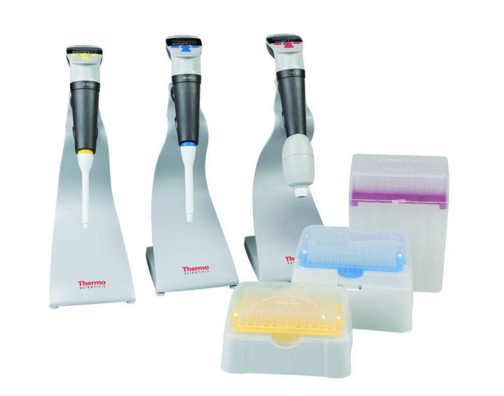 Thermo Finnpipette Novus GLP Kit 4 (including 10-100 µL, 100-1000 µL, 1-10 mL Pipettes, 3x Novus Stands)