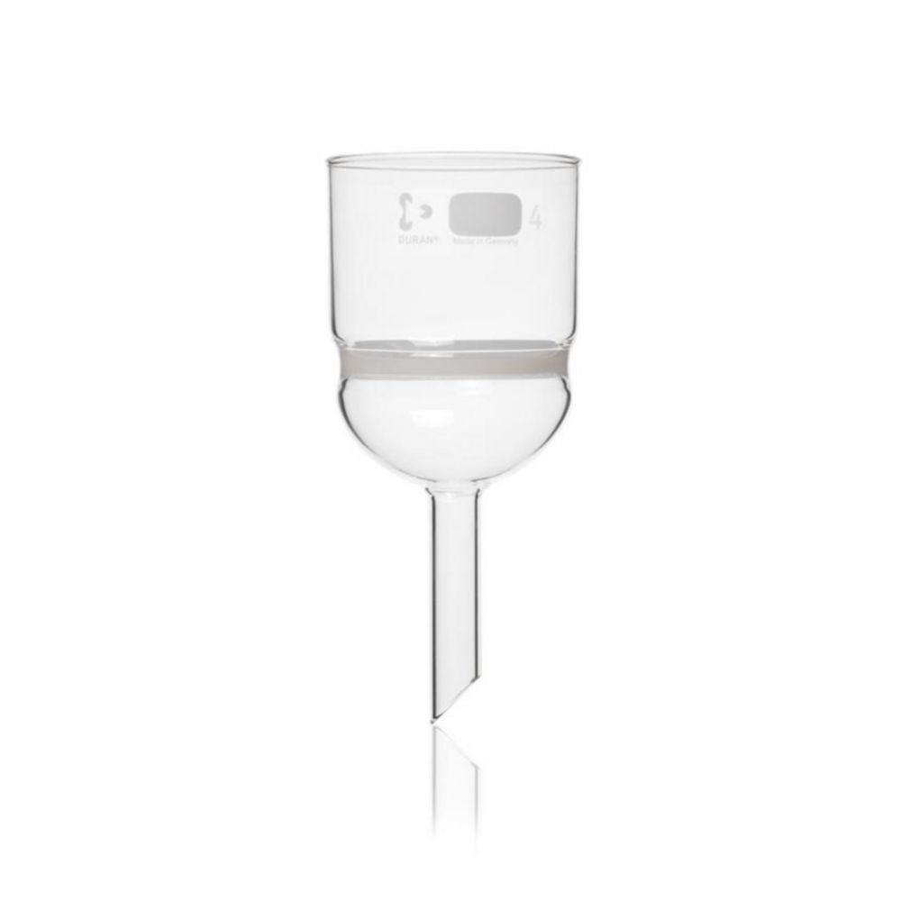 DWK Duran Filter Funnel, Cap. 500ml, Diam. 95mm, Porosity 4
