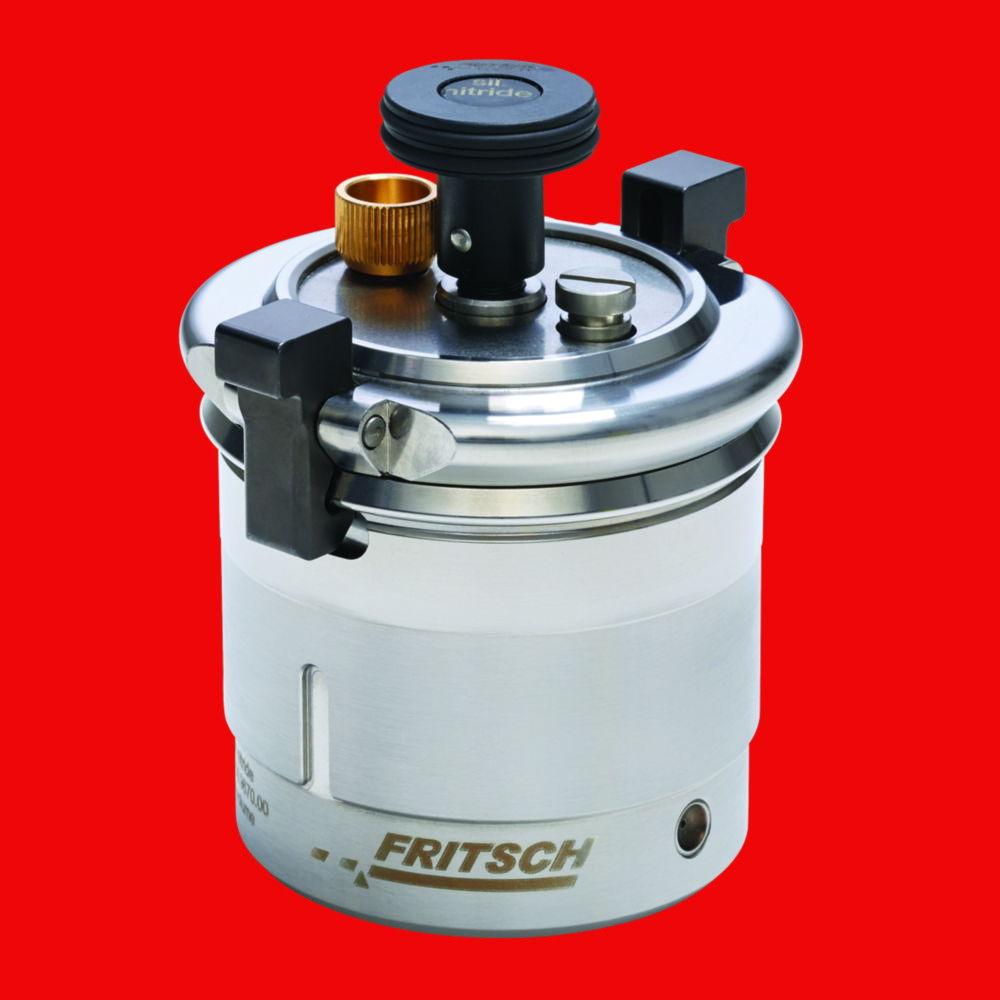 Fritsch Grinding Beaker, 80 ml, Stainless Steel Premium Line

