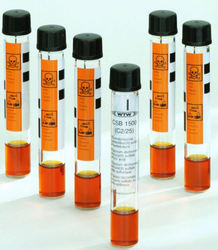 Xylem WTW Reaction Cuvette System Type 00809 Fluoride 0.10 - 1.80 mg/l F, 25 Tests

