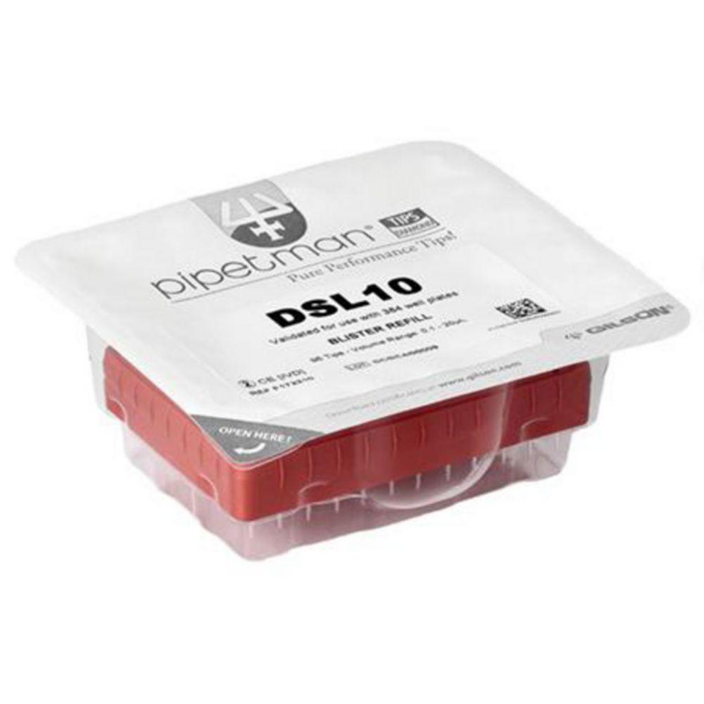 GILSON Tipack Rack DL10 0,1-20 µl, pack of 10x96