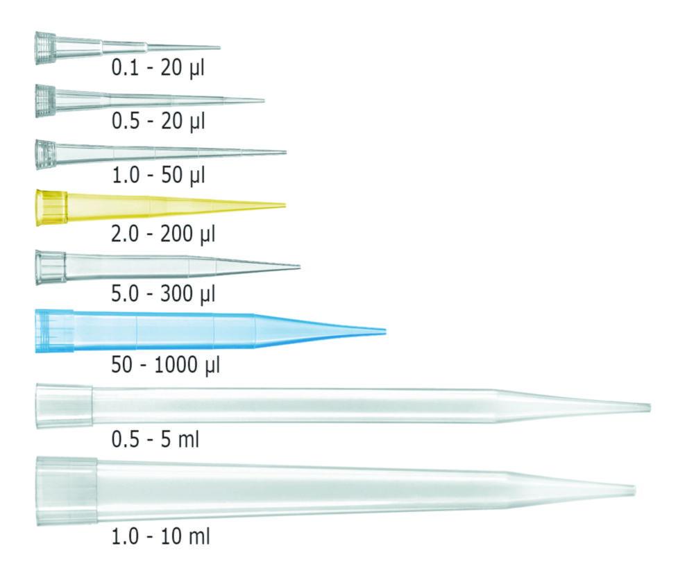 BRAND Pipette Tips 2-200 µL PP Bulk (Pack of 10,000)