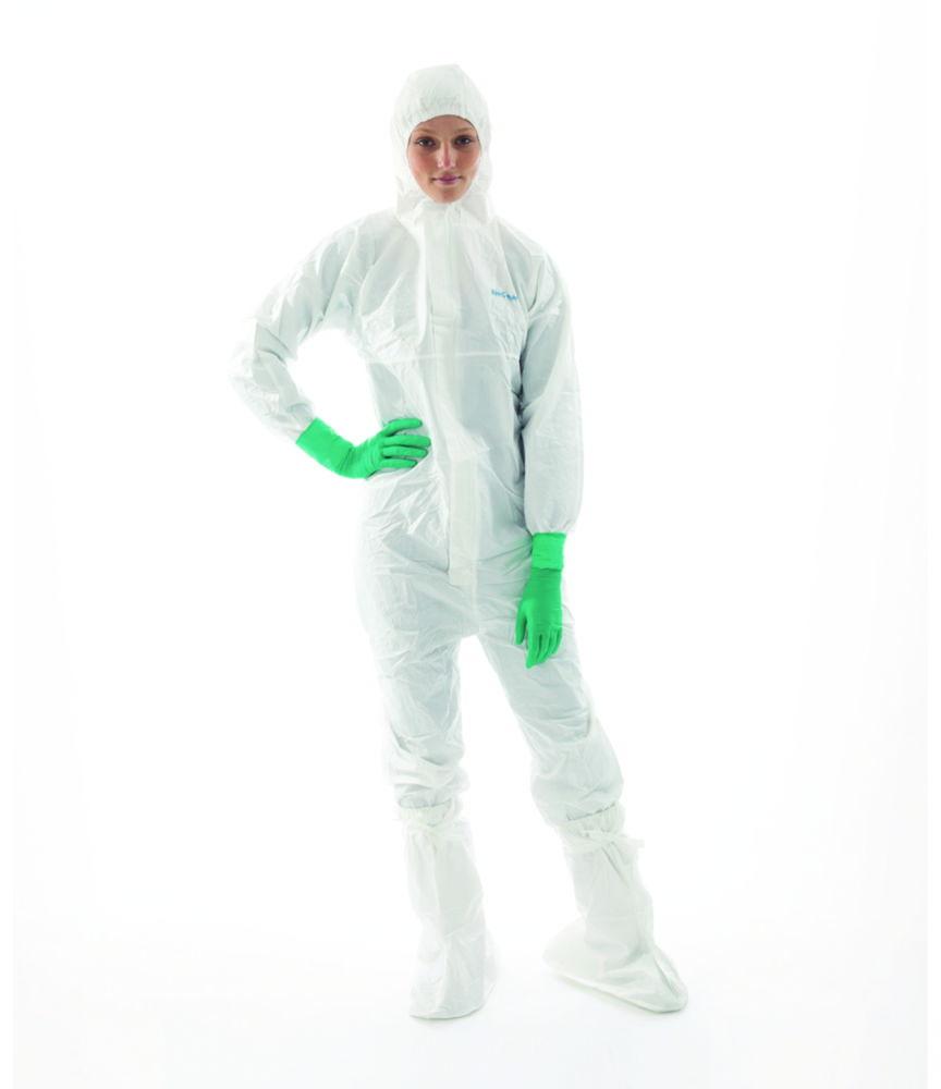 Nitritex BioClean-D Single-Use Overall for Cleanroom PPPE White Sterile with Hood, Model S-BDCHT, Size L, Pack of 20x1