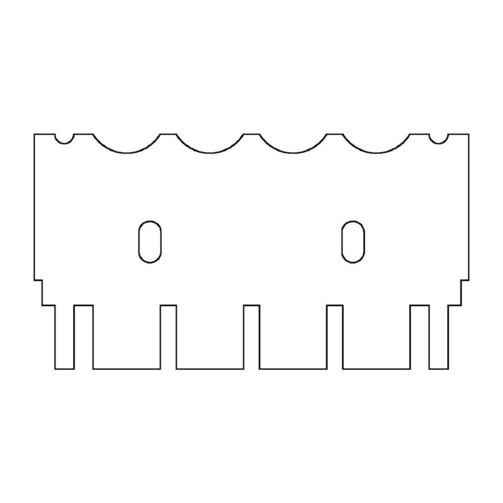 Thistle Scientific Comb 4 Prep, 1 mm Thick