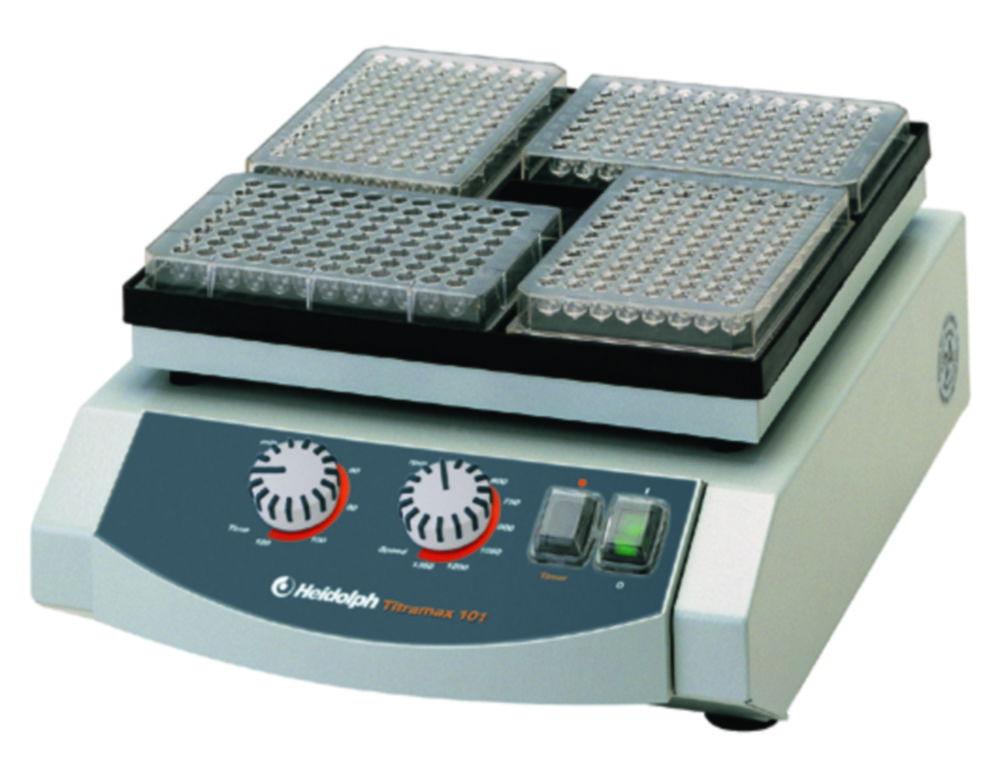 Heidolph Microtiter Plate Shaker Titramax 101, Max. 4 Microtiter Plates, 3.0 mm Orbit, 245x285x125 mm

