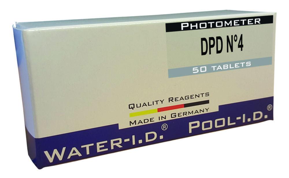 Water-i.d. Reagents Set DPD No 4 for ID 1, Active Oxygen 0–10 mg/L, No Danger, Good

