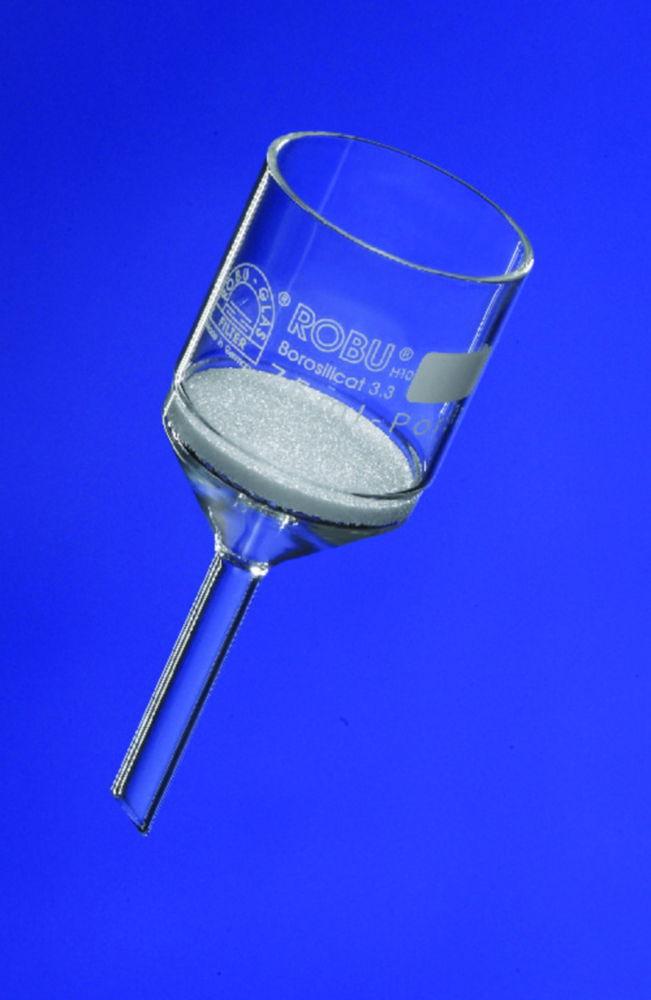 ROBU Filter Funnels 75ml Porosity F, 48mmØ, 10mm Stem Ø

