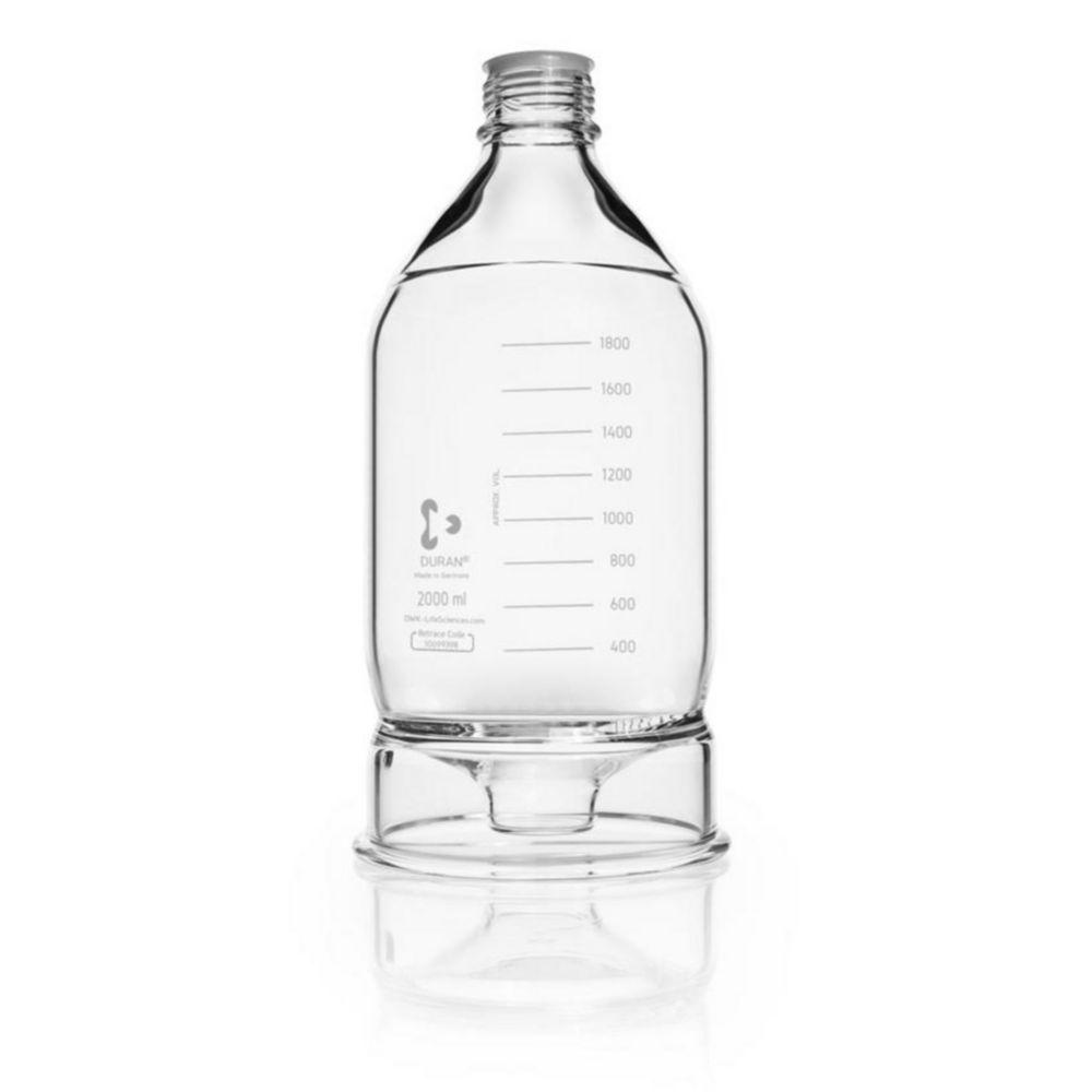 DWK Duran HPLC Reservoir Bottle 2000ml, Clear, Conical, GL 45