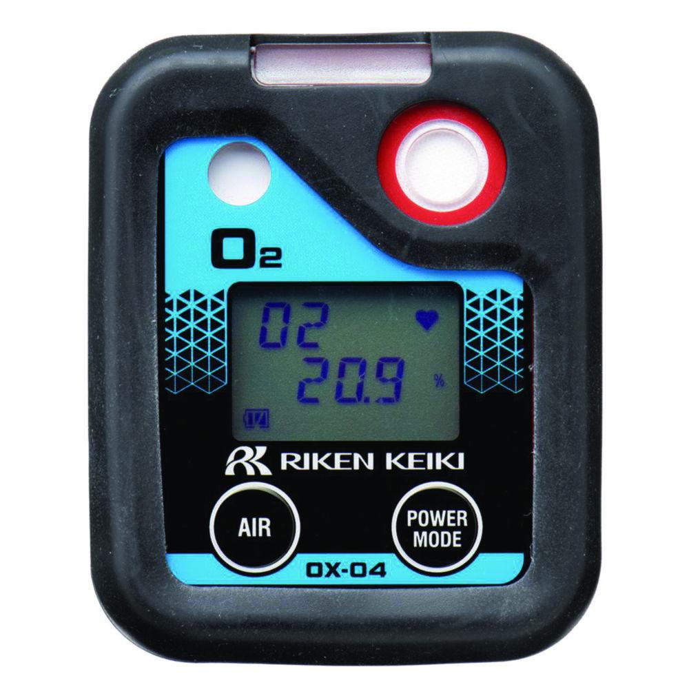 Riken Keiki Single Gas Warning Device OX-04 Oxygen 0–25.0%, Resolution 0.1% with Alkaline Battery

