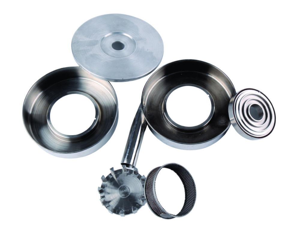 Powteq Ring Sieve, Trapezoid Holes, 0.12 mm Stainless Steel