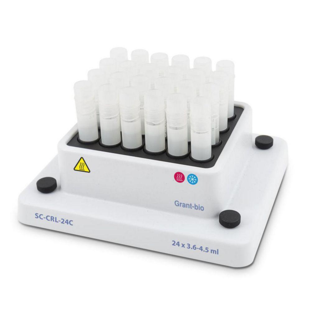 Grant Heating/Cooling Block for PCMT/PCMT PLUS for 24x 3.6-4.5 ml Cryo-Tubes

