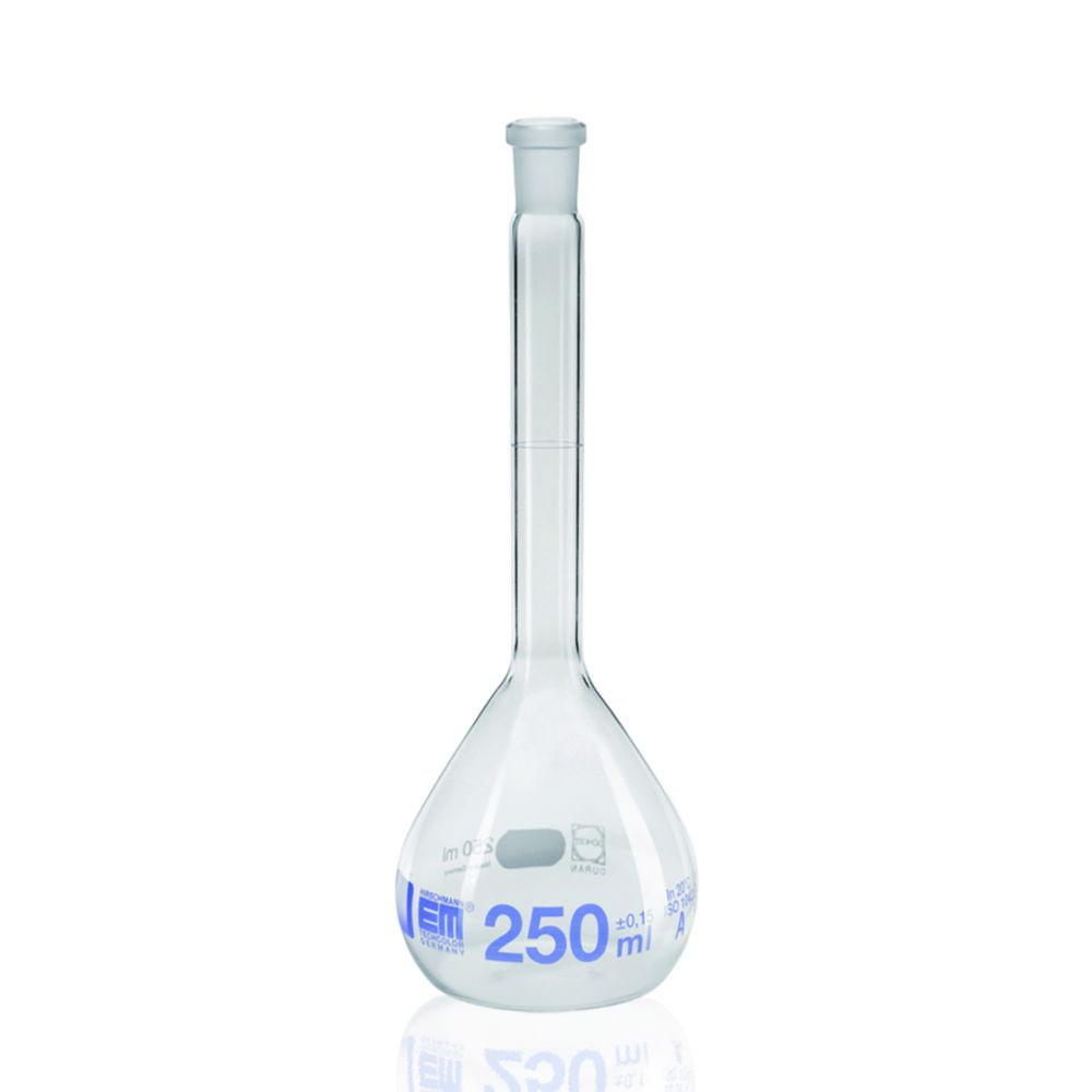Hirschmann Volumetric Flask 2000 ml, DURAN, KL.A NS 29/32, Without Stopper with Batch Identification