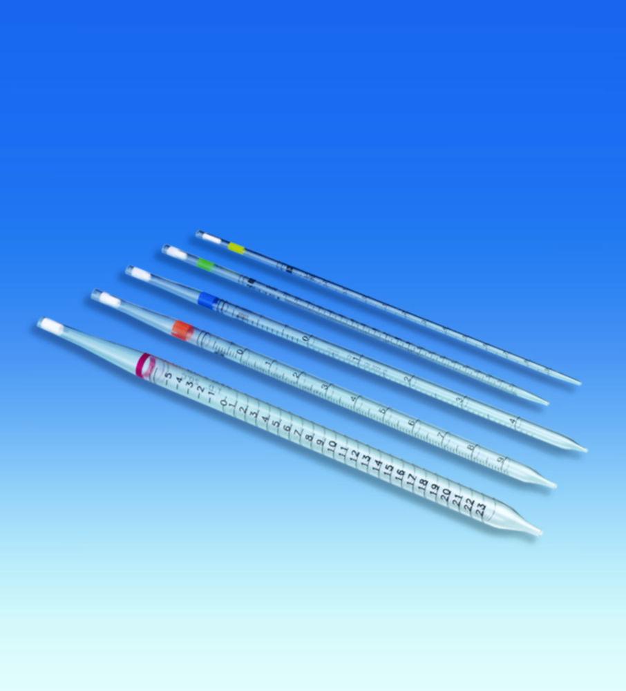 VITLAB Disposable Pipettes 10 ml, PS, Transparent, Graduated, Non Sterile

