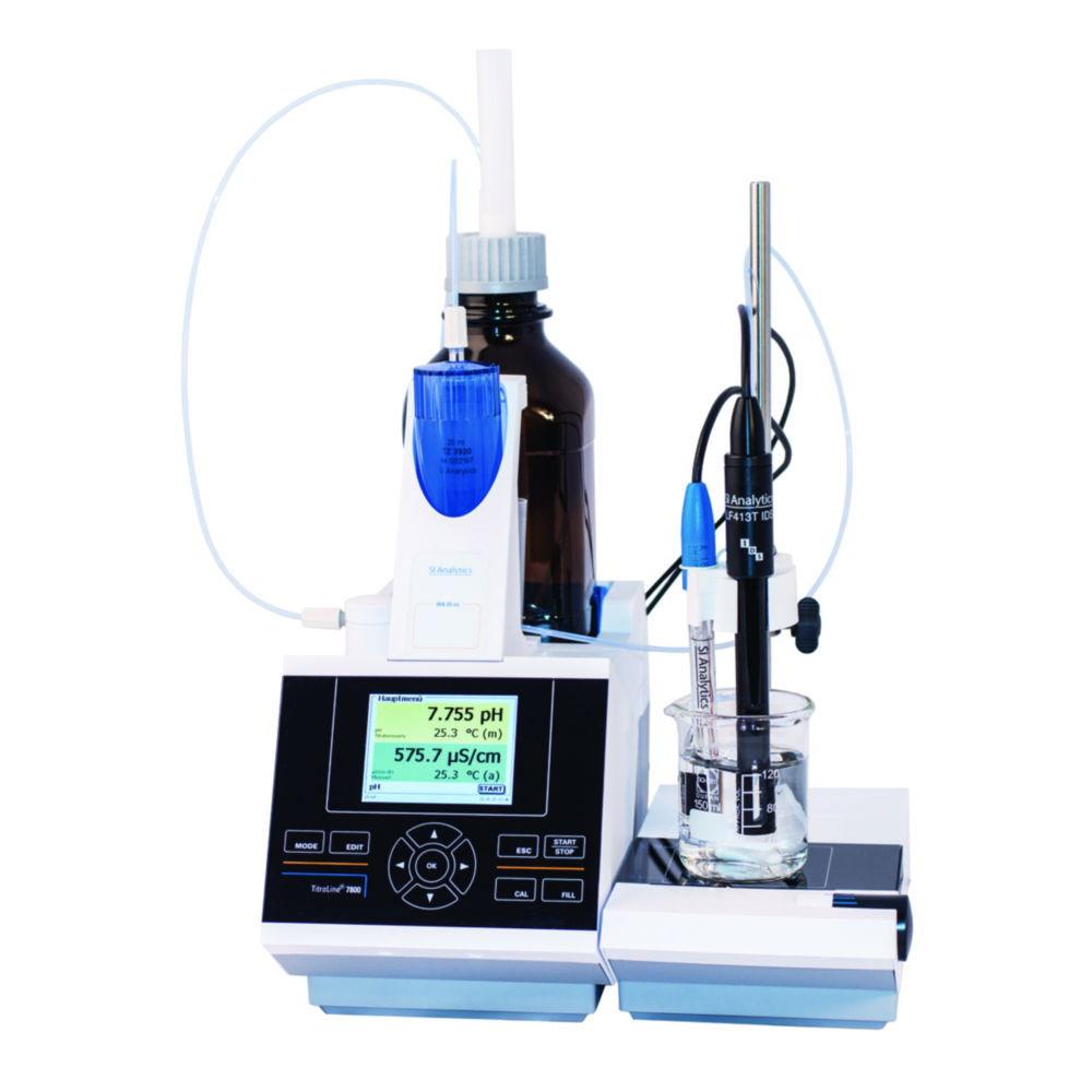 Xylem SI TitroLine TL 7800 M1 Base Unit, Two Measuring Inlets (1x Analog, 1x Digital) with Magnetic Stirrer TM 235

