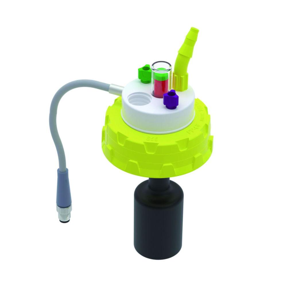 Bohlender b.safe Waste Cap S55 Electronic Fill-Level Control 2x UNF1/4", 1x GL14, 1x NPT1/8"