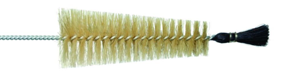 Reitenspieß-Bürsten Grommet or Snout Brush 300 mm – Natural Bristles, Galvanized Wire Handle with Eyelet