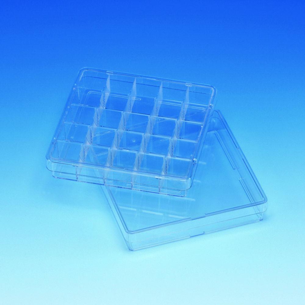 Sterilin Square Dish 100 mm Height 20.8, 25-Well, Pack of 120