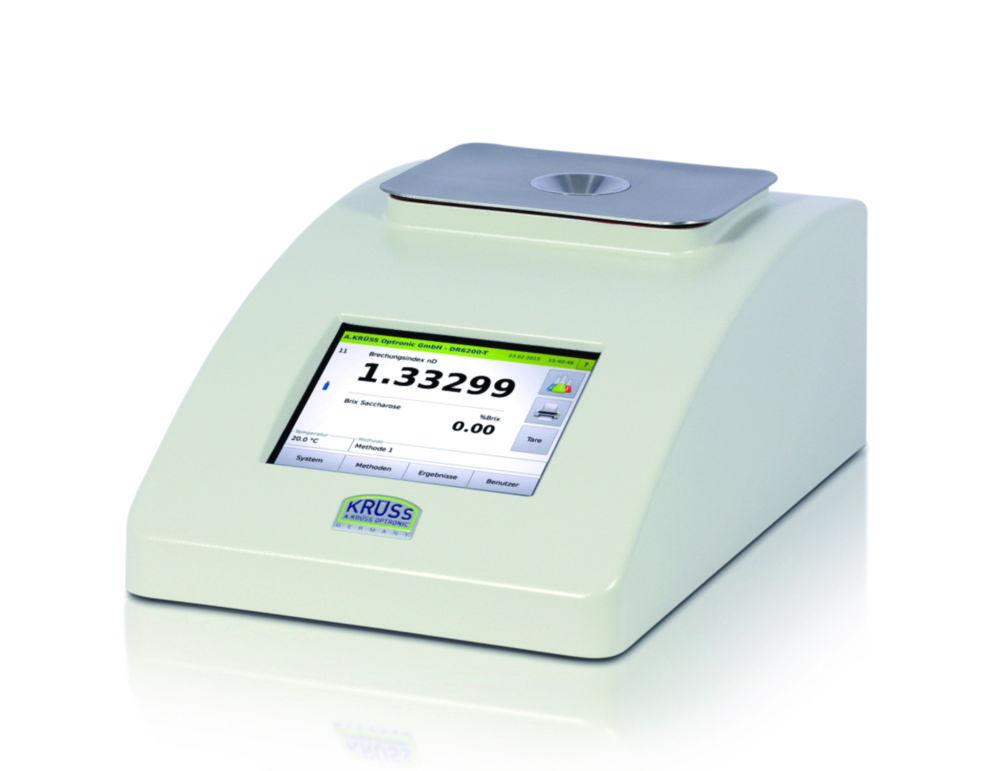 Kruss Digital Refractometer DR 6100-TF Measuring Range: 1.3200–1.7000nD, 0–95% Brix with Thermostat and Flow Kuvette


