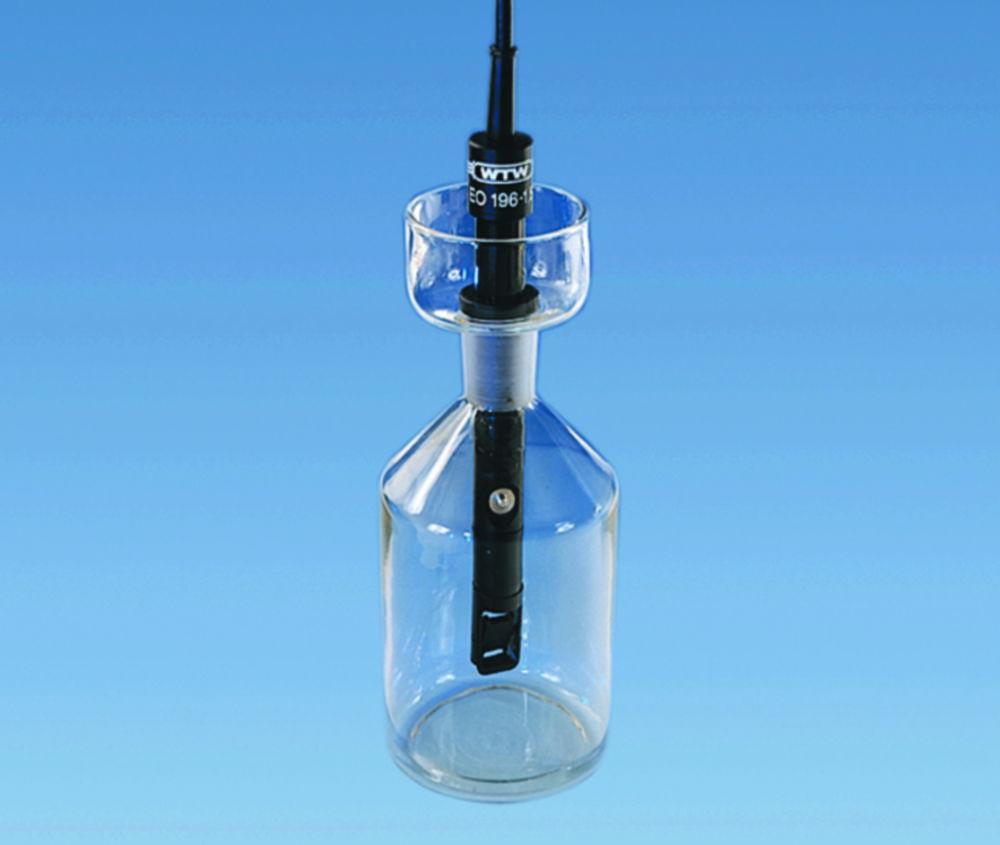 Behr Labor Karlsruher BOD Bottle KF 250 without Plug 9304171 or 9304172 with NS 19 Conical Ground Joint, 250 ml
