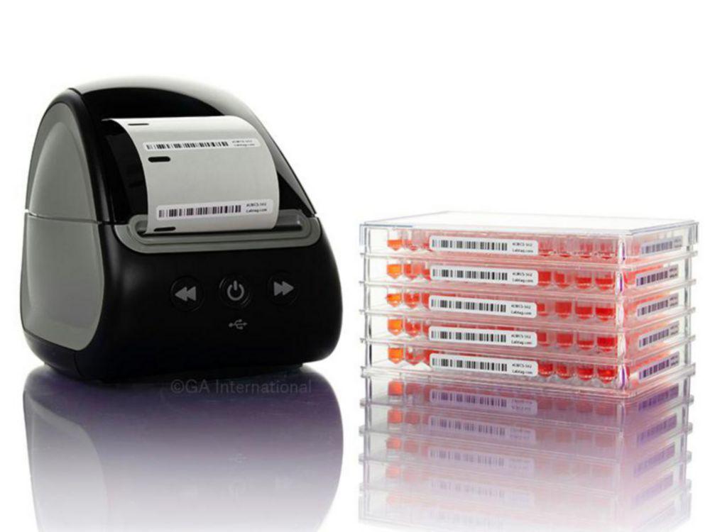 GA CryoSTUCK Labels for Frozen Surfaces 2" x 0.25" / 50.8mm x 6.4mm Roll with 1000 Labels

