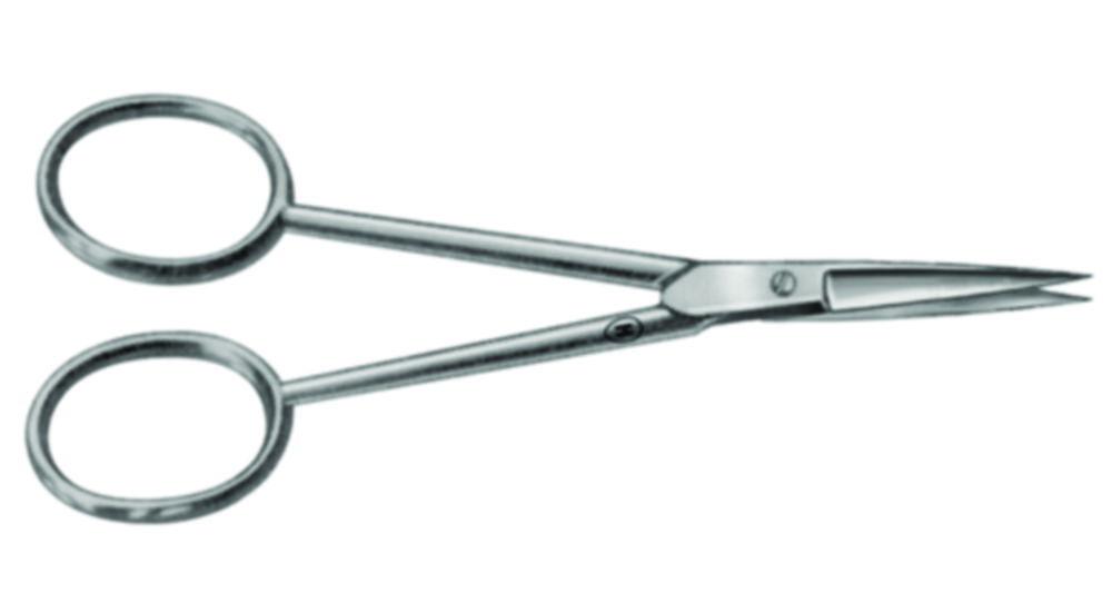 Karl Hammacher Surgical Scissors Rust-Free Pointed/Pointed Straight Length 110 mm

