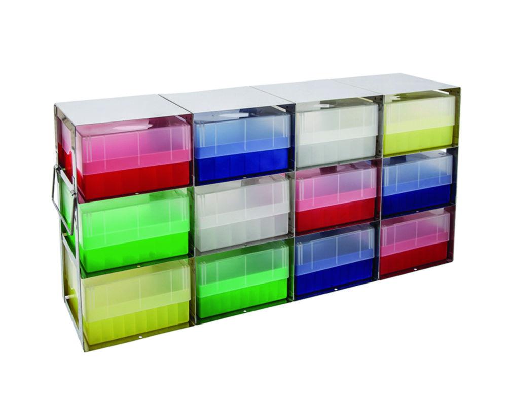 Ratiolab Cryo Rack For Freezer Cabinet, 3x4 Shelves, 424 x 140 x 219 mm

