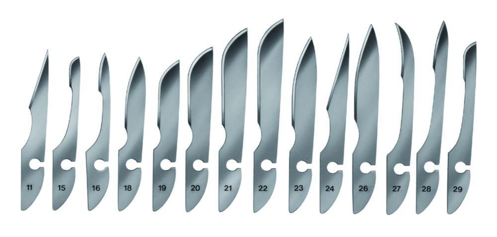 Bayha Scalpel Blades, Type 23, Sterile, Pack of 12 Blades