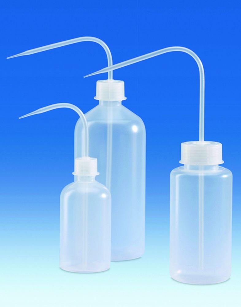 VITLAB Wash-Bottles 250 ml, PP Wide Neck GL 45 Without Print

