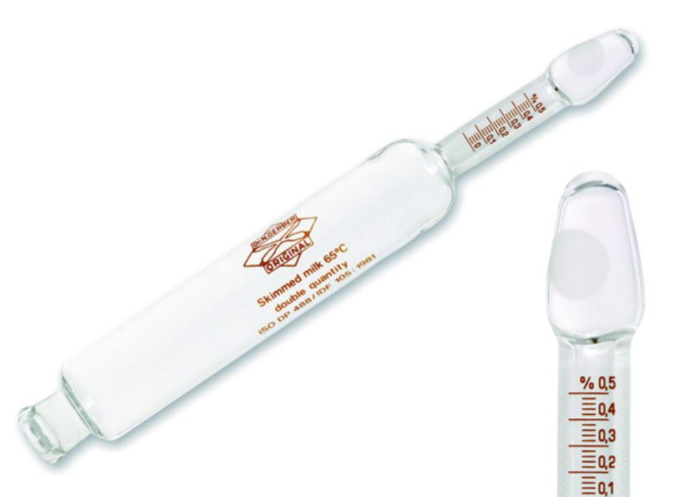 Gerber Skimmed Milk Butyrometer "Siegfeld" 0-0.5%:0.02

