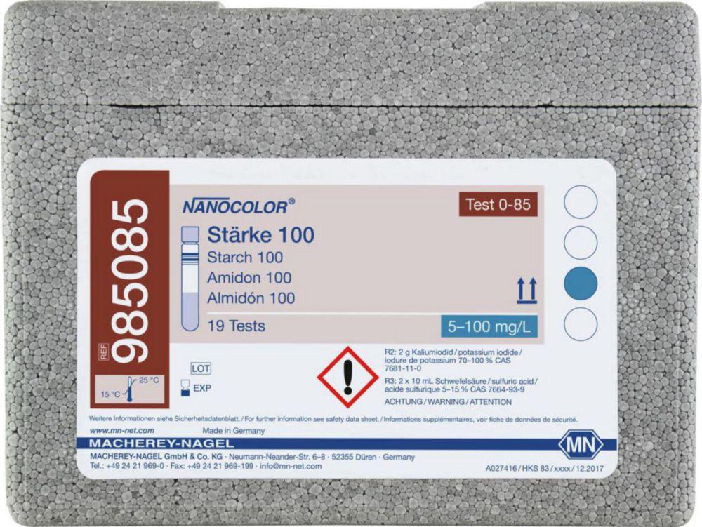 Macherey-Nagel Nanocolor Starch 100 Tube Test with Barcode, Pack of 19 Tests

