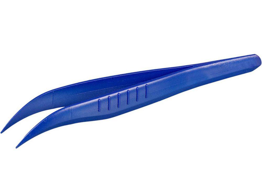 Bürkle Disposable Forceps 130 mm, PS Pointed/Angled, Detectable, Sterile, Pack of 100
