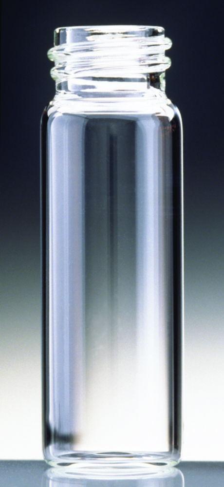 Scherf Sample Bottles 4 ml, 45x15 mm Clear Glass, Flat Bottom, Thread 13-425, VE=100 # I50451500A4F2100SP0
