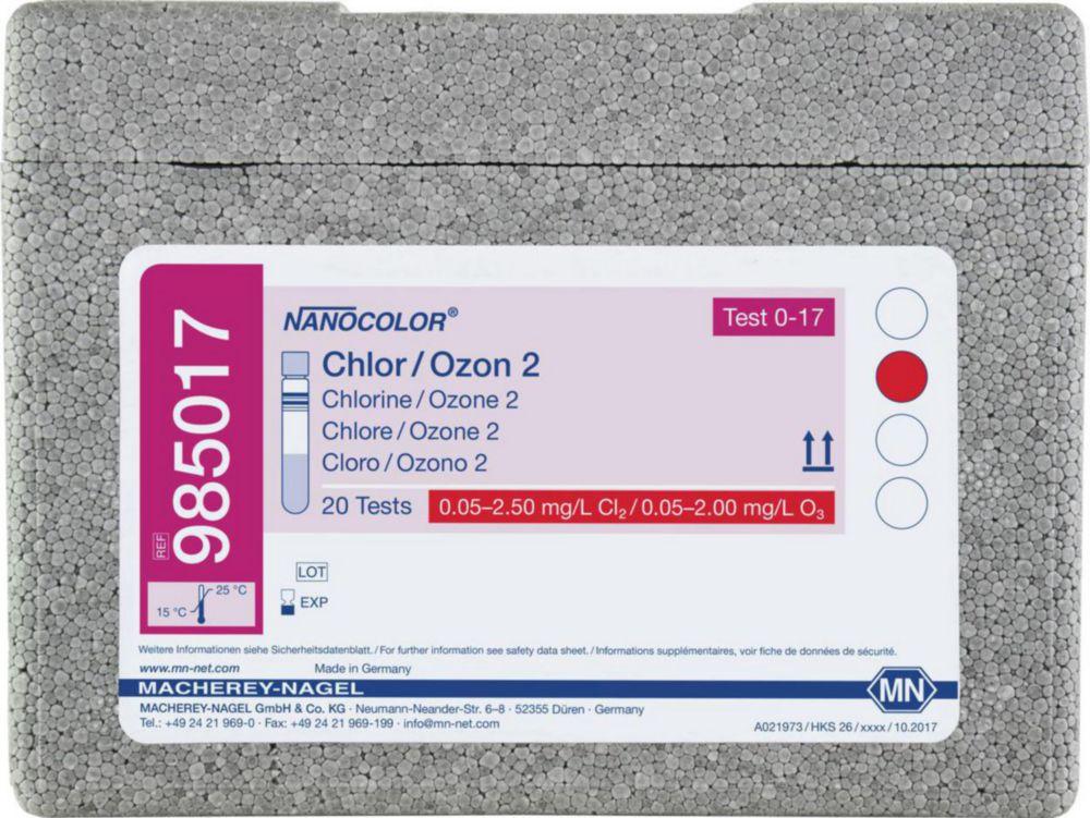 Macherey-Nagel Tube Test for Chlorine/Ozone, Pack of 20

