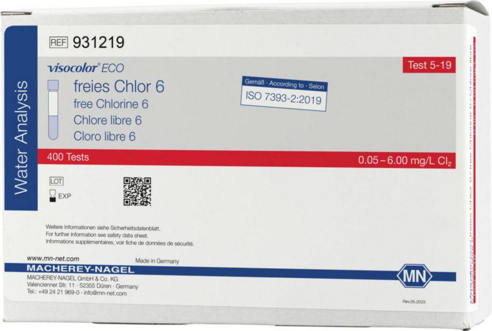 Macherey-Nagel Visocolor Eco Free Chlorine 6 Refill Pack

