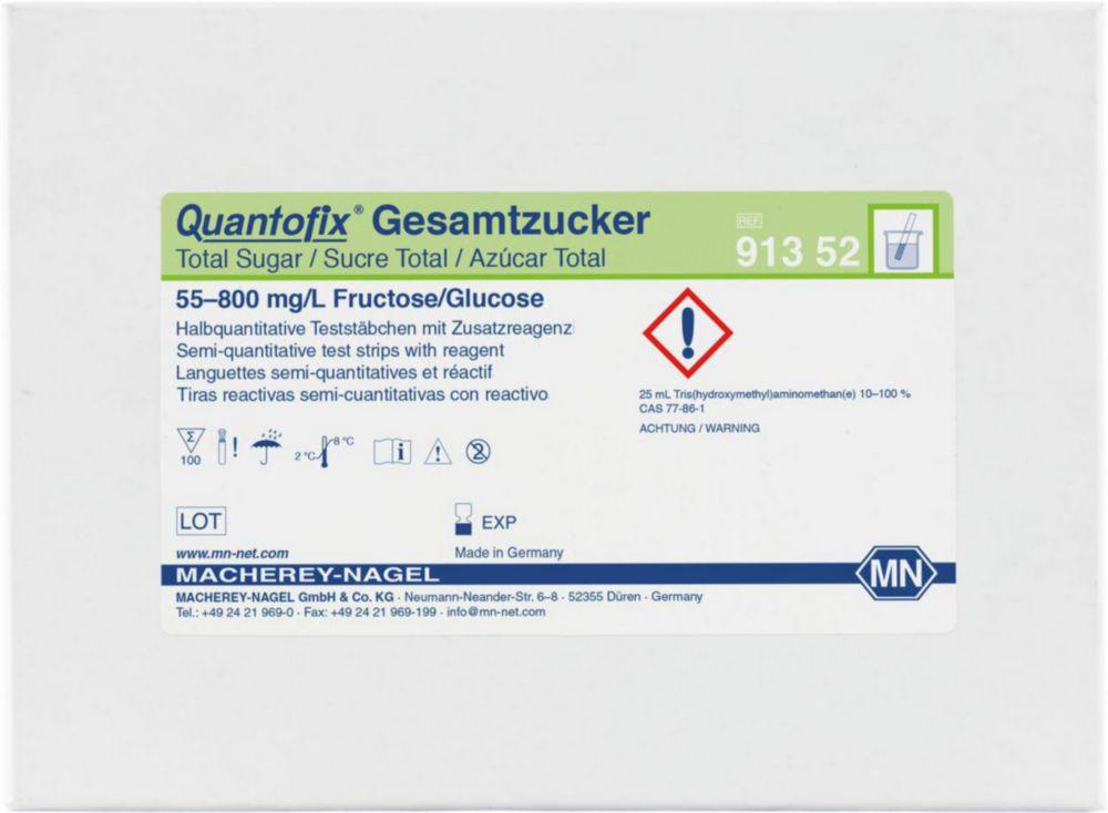 Macherey-Nagel Quantofix Test Rods Total Sugar 6x95mm Pack of 100 Test Rods (No Danger Good)

