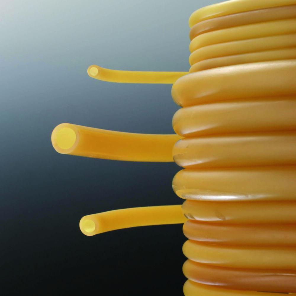 Deutsch & Neumann Latex Tubing 6.00 x 2.00mm Natural Rubber (NR), Light, Transparent, Sterilizable to 120°C

