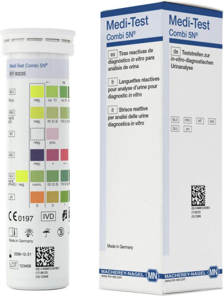 Macherey-Nagel MEDI-TEST Combi 5 N Pack of 50 Strips

