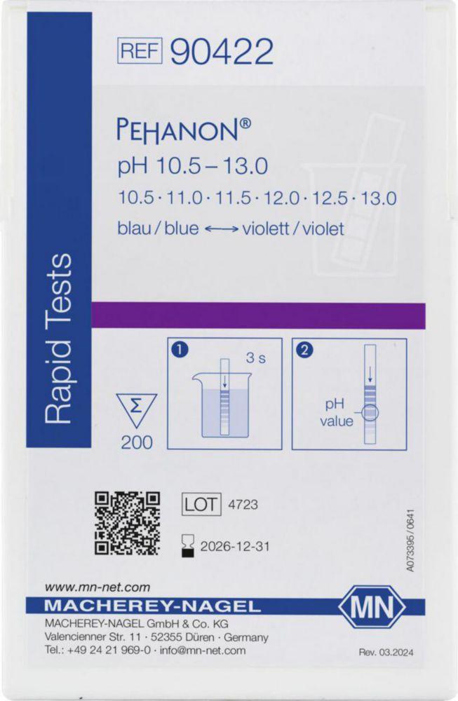 Macherey-Nagel Pehanon Indicator Paper 10.5-13.0, Pack of 200 Strips

