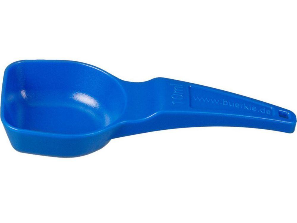 Bürkle Measuring Spoon 10 ml, PS, Blue, Sterile, Pack of 100