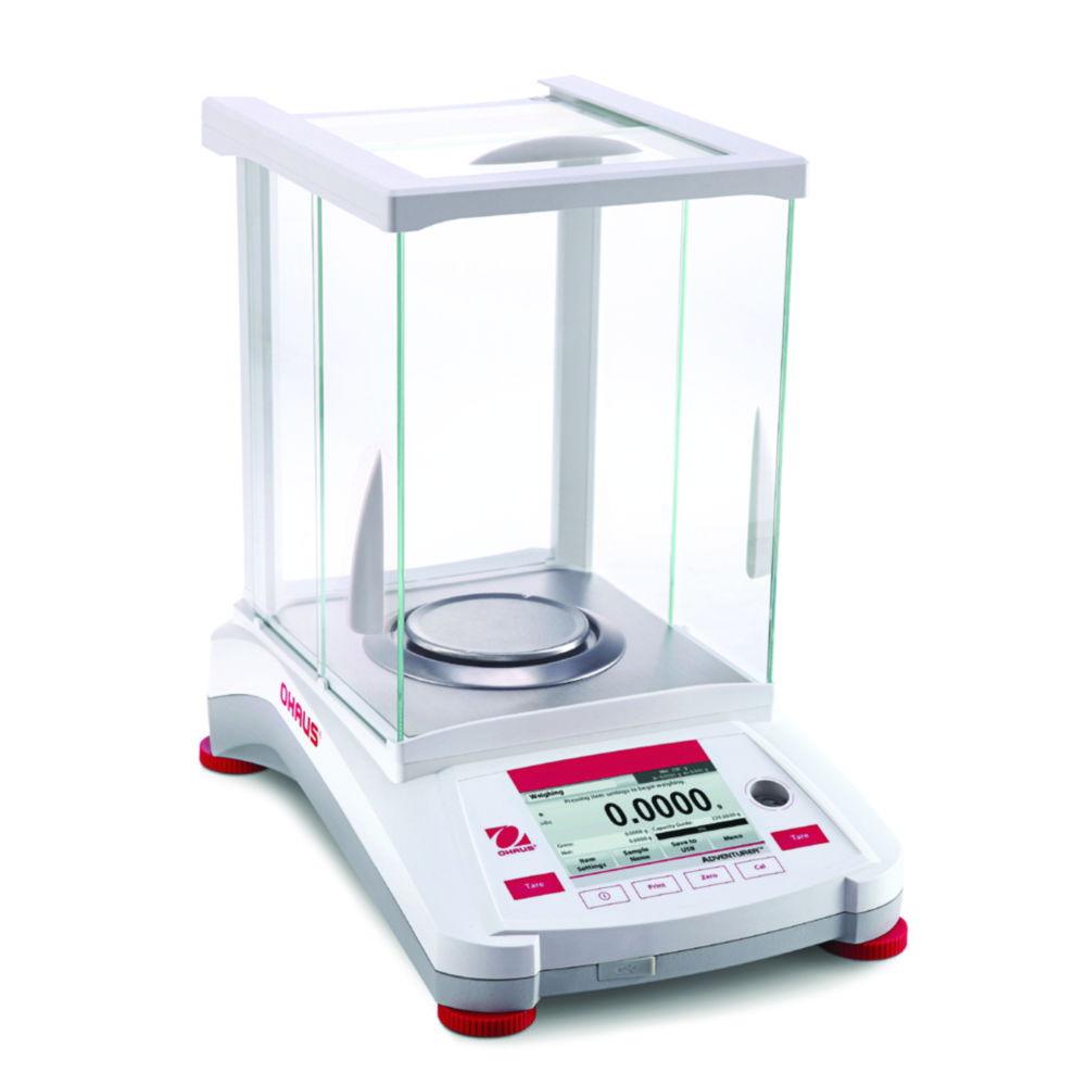 Ohaus Analytical Balance Adventurer AX224M 220 g / 0.1 mg, Internal Calibration, Weighing Plate Dia. 90 mm, Calibrated