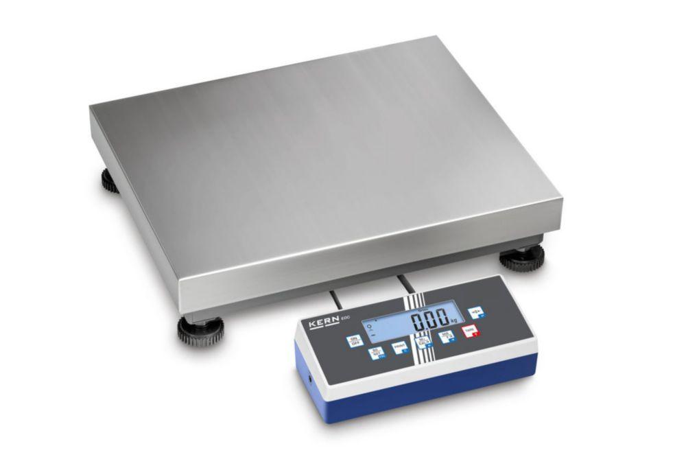 Kern Platform Scale EOC 100K-3L, 150/60 kg Max, 2/5 g Readability, Dual Range, Weighing Plate 500x400 mm
