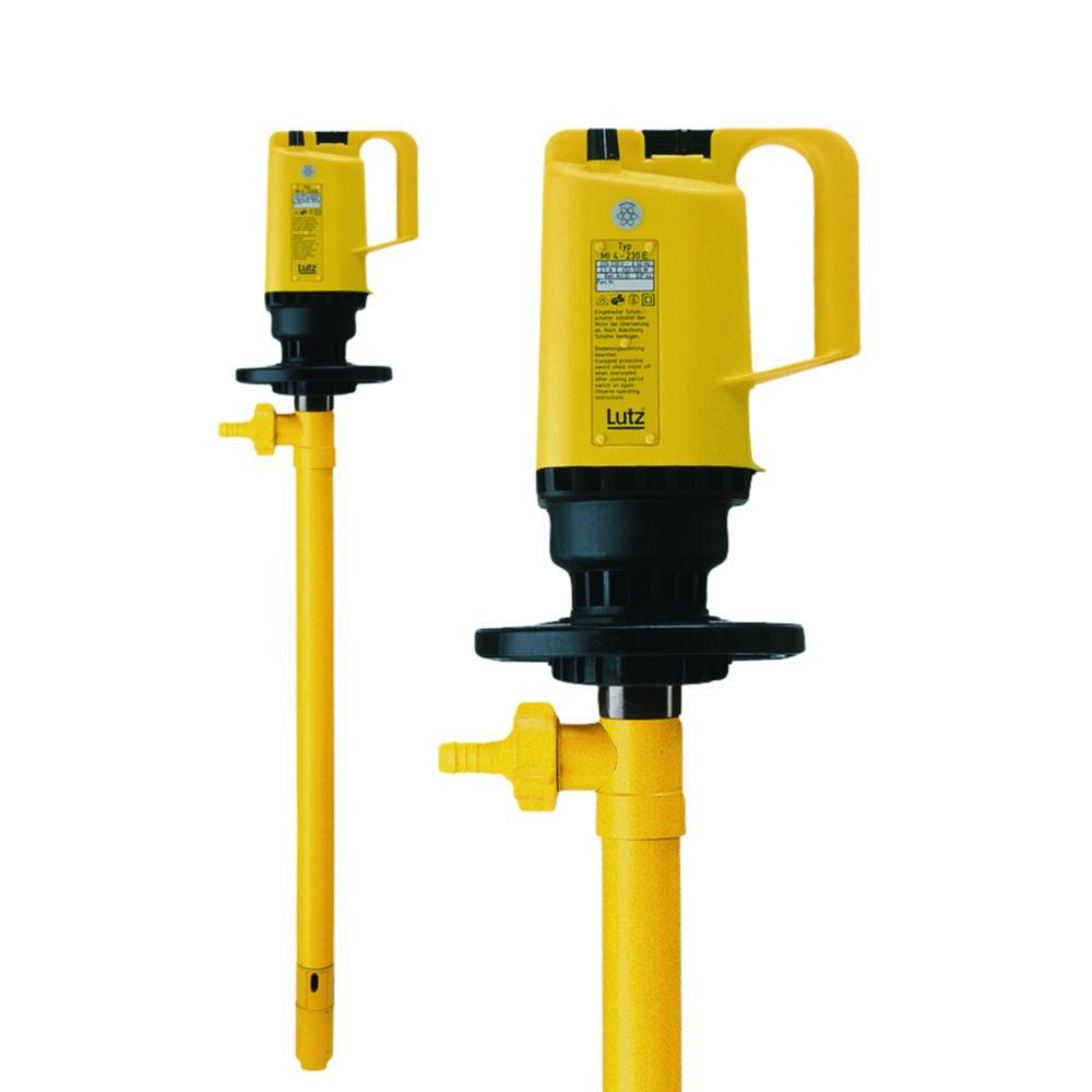 Lutz Electrical Barrel and Container Pump "Alkalis" PP, Depth of Immersion 1000 mm, Flowrate 85 l/min, 230 V, 500 W, IP 24