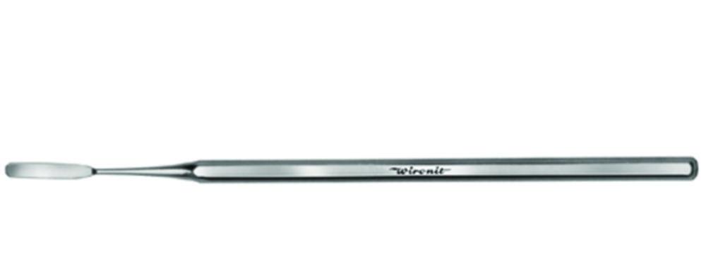 Karl Hammacher Microspatula CrNi 18/20 Single-Ended 140x2 mm


