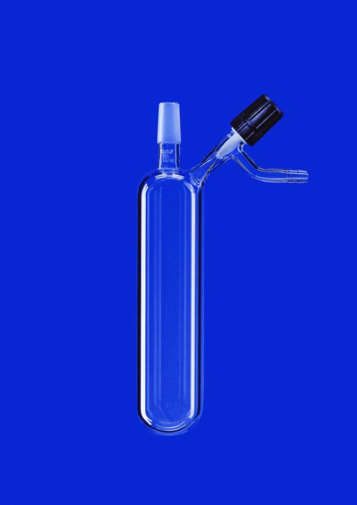 Lenz-Laborglas Nitrogen Tubes (Schlenk Tubes) 25 ml, Cone NS 14/23, PTFE Valve Cock Hole 2.5 mm
