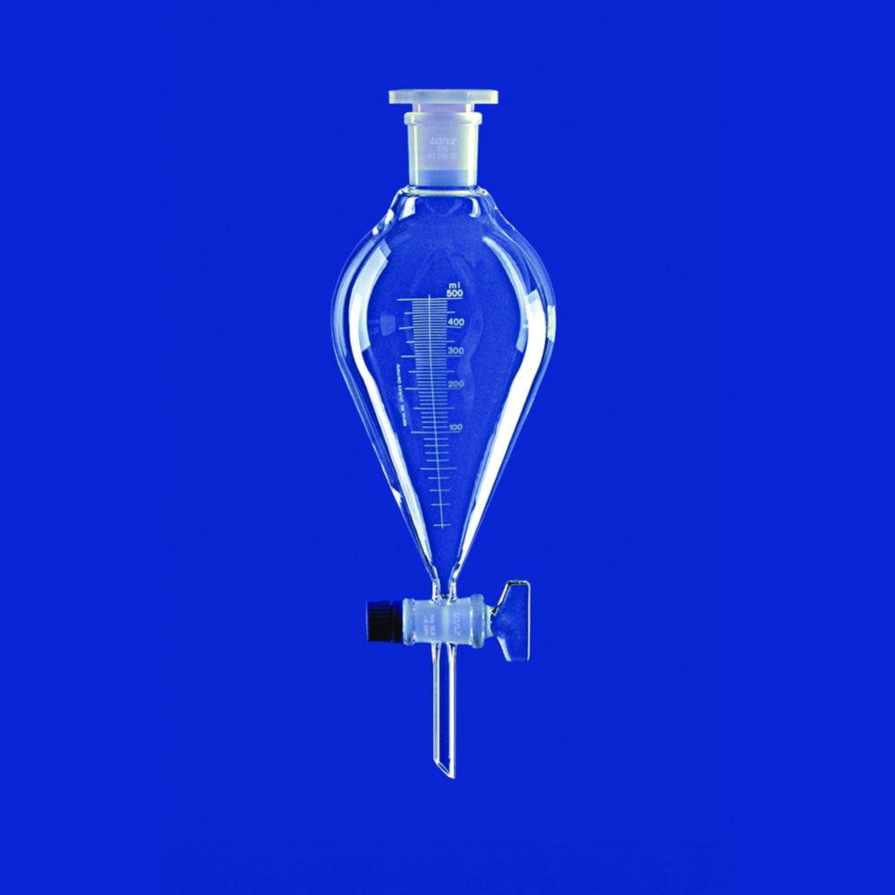 Lenz-Laborglas Separating Funnels, Conical, Cap. ml 2000 Socket NS 29/32 Cap. ml 5000
